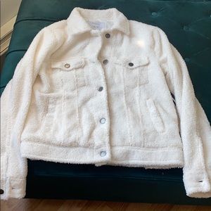 Teddy White Jacket